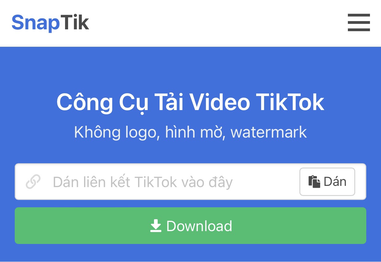 SnapTik app: Ứng dụng hỗ trợ tải video TikTok không logo miễn phí